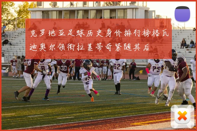 克罗地亚足球历史身价排行榜格瓦迪奥尔领衔拉基蒂奇紧随其后